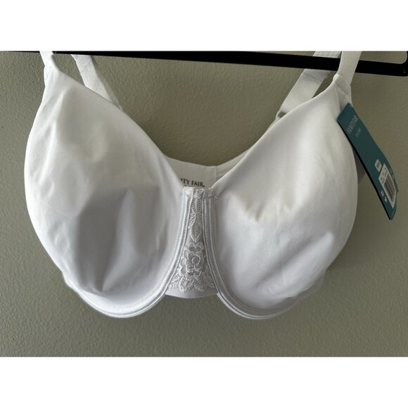 Vanity Fair NEW NWT White 36G Bra Beauty Back Minimizer Style 76080 Underwired - Picture 2 of 7